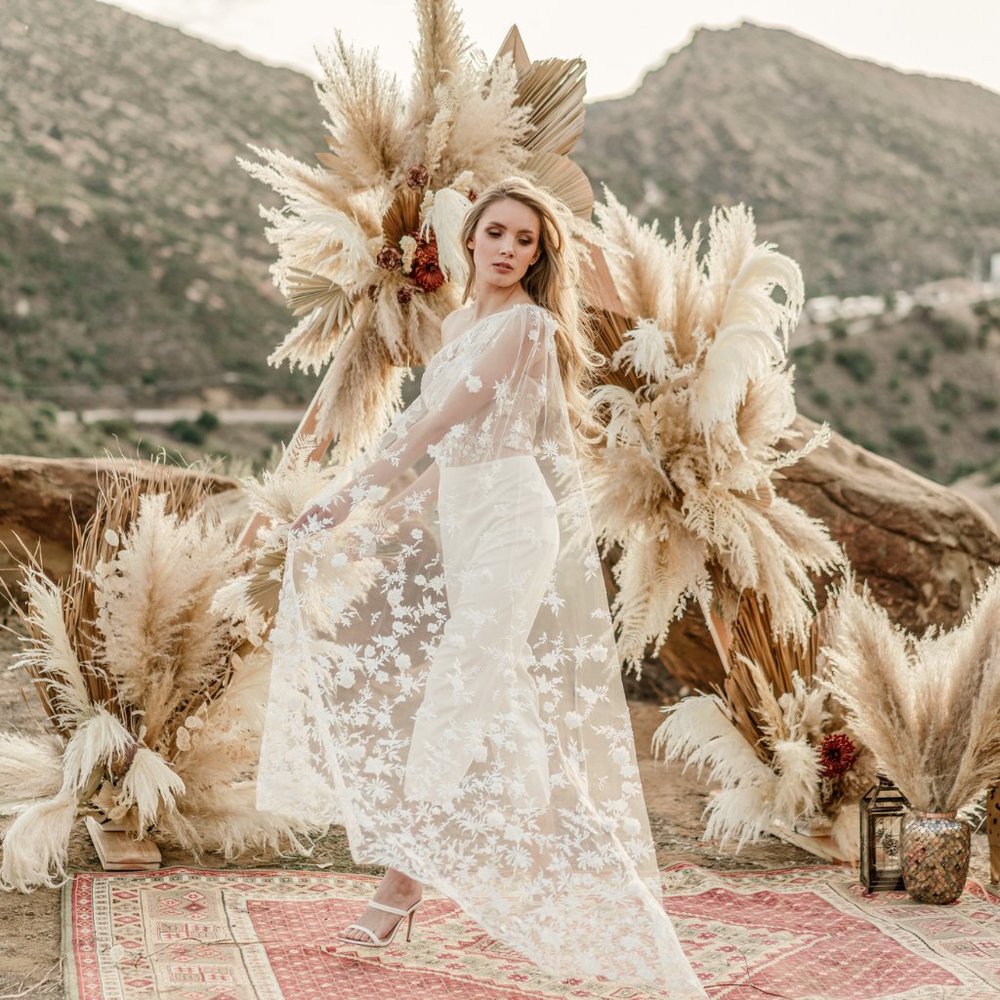 By Watters Collins Bridal Pantsuit